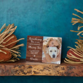 Eigen foto-Herdenking op foto op foto Fotoplaat (Zijkant)