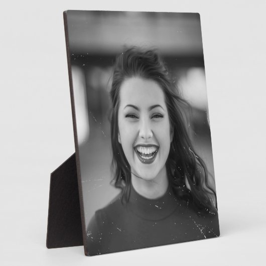 Eigen  foto in zwart-wit fotoplaat (Zijkant)