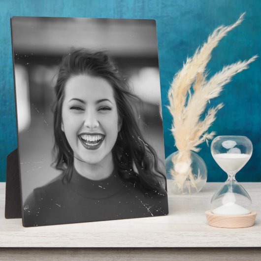 Eigen  foto in zwart-wit fotoplaat (Zijkant)