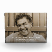 Eigen foto memorial tribute (Voorkant)