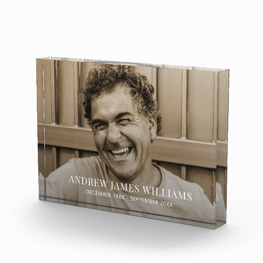 Eigen foto memorial tribute (Rechts)