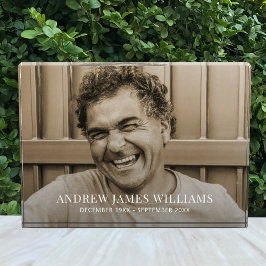 Eigen foto memorial tribute