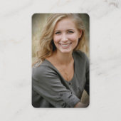 Eigen foto memorial tribute visitekaartje (Voorkant)