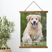 Eigen foto met speciale sympathie Pet Loss Dog Hangend Wandkleed