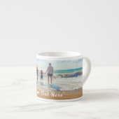 Eigen foto-tekst Espresso Cup Uw foto-cadeau Kop (Voorkant rechts)