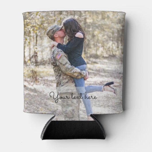 Eigen foto toevoegen blikjeskoeler (Voorkant)