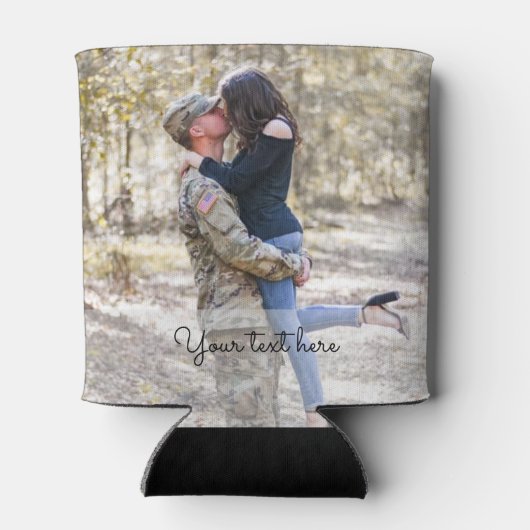 Eigen foto toevoegen blikjeskoeler (Achterkant)