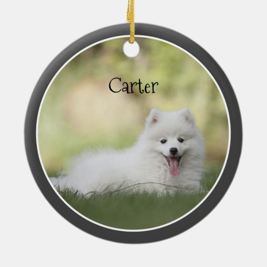 Eigen foto toevoegen keramisch ornament (Achterkant)