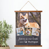 Eigen foto van Pet Dog Memorial Sympathie Keepomwi Hangend Wandkleed