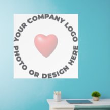 Eigen foto-wanddecaal VOLLEDIG OPAQUE BLAD 36 x 36