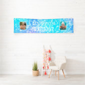 Eigen foto Waterrimpel op basis van de Birthday po Spandoek (Insitu)