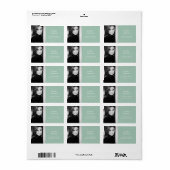 Eigen fotoadreslabel etiket (Full Sheet)