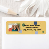 Eigen fotoadreslabel etiket (Insitu)