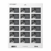 Eigen fotoadreslabel etiket (Full Sheet)