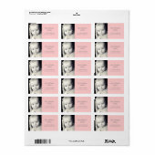 Eigen fotoadreslabel etiket (Full Sheet)