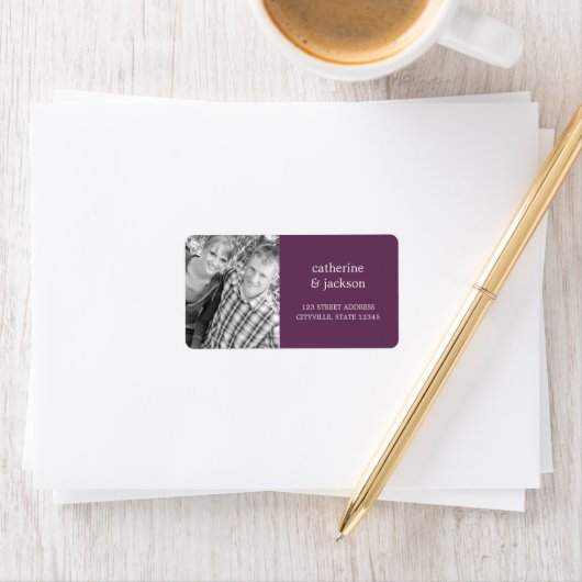 Eigen fotoadreslabel etiket (Insitu)