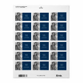 Eigen fotoadreslabel etiket (Full Sheet)