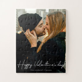 Eigen fotografie met Happy Valentine-dag Legpuzzel