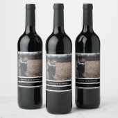 Eigen fotolabel wijn etiket (Flessen)