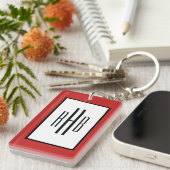 Eigen foto's en monogram Sleutelhanger Pinup Girl (Voorkant Rechts)