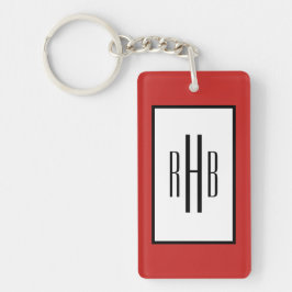 Eigen foto's en monogram Sleutelhanger Pinup Girl