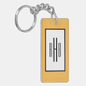 Eigen foto's en monogram Sleutelhanger Pinup Girl (Voorkant Links)