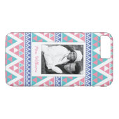 Eigen foto's en namen drievoudig aztec kleurig pat Case-Mate iPhone case (Achterkant (Horizontaal))