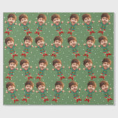 Eigen foto's met kerstmis - Elf Kind Afbeelding Cadeaupapier (Vlak)