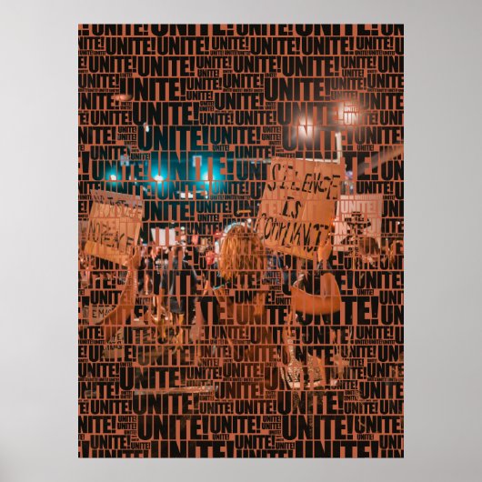 Eigen fotoTypografie-EENHEID! Poster (Voorkant)