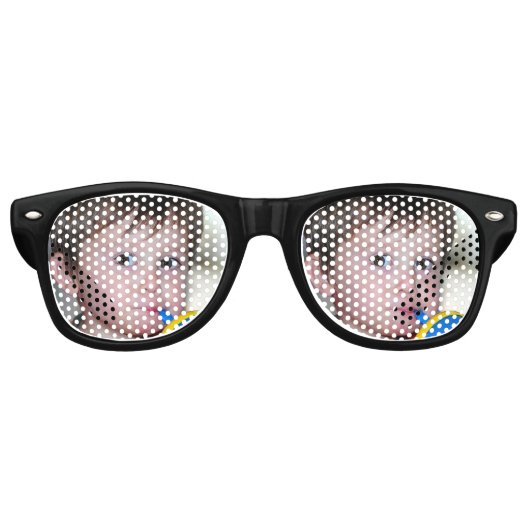 Eigen fotozonnebril retro zonnebril (Voorkant)