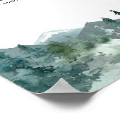 Eigen gebarentaal voor gebitsbergen in openlucht poster (Hoek)