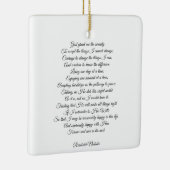 Eigen gebedslied, elegant script keramisch ornament (Rechts)