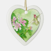 Eigen gedetineerde Waterverf vogel, dier Keramisch Ornament (Rechts)