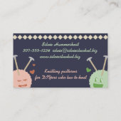 Eigen gekleurde gegoten bolletjes voor de vervaard visitekaartje (Achterkant)