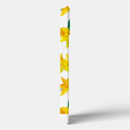 Eigen gele deffodilpatroon Case-Mate iPhone case (Achterkant / Rechts)