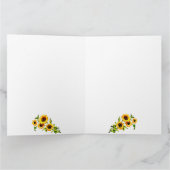 Eigen gelukkige moeders Dag MAMA BEER Zonbloemen M Kaart (Binnen)