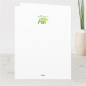 Eigen gelukkige moeders Dag MAMA BEER Zonbloemen M Kaart (Achterkant)