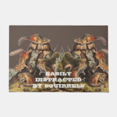 Eigen geschenken voor het uitknippen van eekhoorns deurmat (Voorkant)