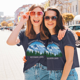 Eigen gezinshereniging Colorado Mountains Women's T-shirt