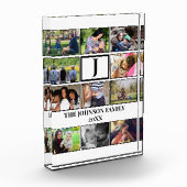 Eigen gezinsmonogram 11 Fotocollage Fotoblokken (Links)