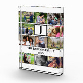 Eigen gezinsmonogram 11 Fotocollage Fotoblokken (Rechts)