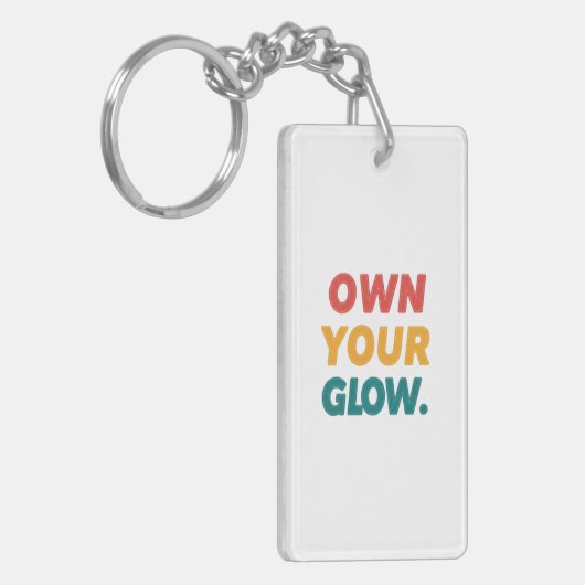 Eigen Glow Sleutelhanger (Voorkant Links)