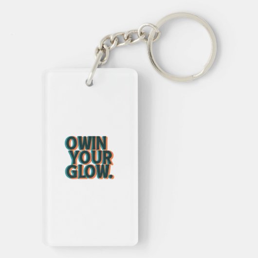 Eigen Glow Sleutelhanger (achterkant)