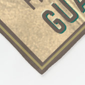 Eigen Gold Add Name Guardian Angel Blanket Fleece Deken (Hoek)