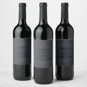 Eigen Gold Name Wine Label Set Wijn Etiket