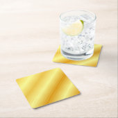 Eigen gouden look elegant moderne Sjabloon met hog Kartonnen Onderzetters (Insitu)