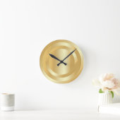 Eigen gouden look Glamoureus Trendy Elegant Sjablo Ronde Klok (Huis)