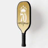 Eigen goudkoningin van de rechtbank pickleball paddle (Links)