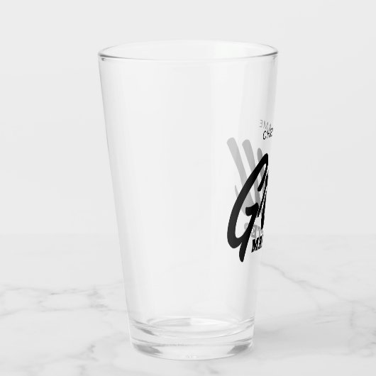 Eigen grill-masterglas voor BBQ-chef Glas (Rechts)