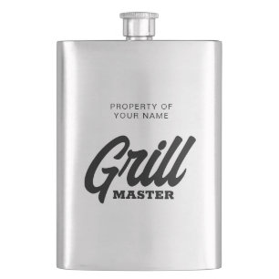 Eigen grill-meester-drink voor BBQ-chef Flacon